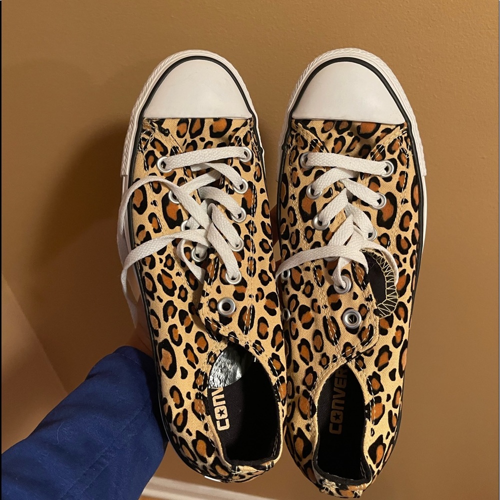 Cheetah Print Converse